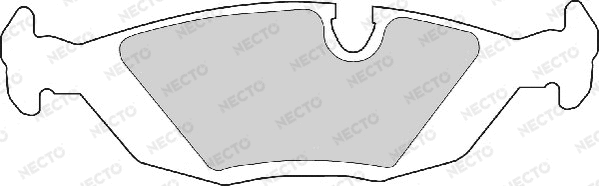 Brake Pad Set, disc brake (FD6284A)