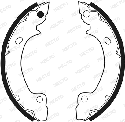 Brake Shoe Set (N1457)