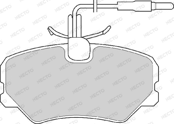 Brake Pad Set, disc brake (FD2405A)
