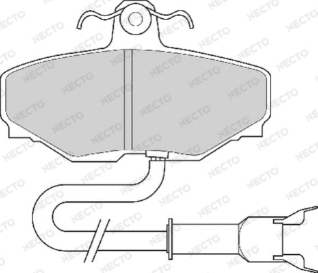 Brake Pad Set, disc brake (FD6363A)