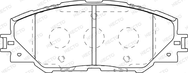 Brake Pad Set, disc brake (FD7380A)