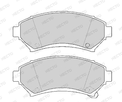 Brake Pad Set, disc brake (FD6762A)