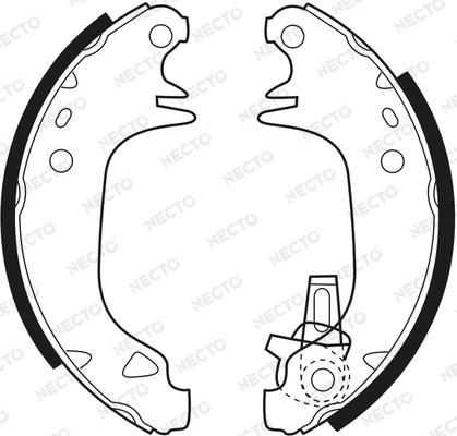 Brake Shoe Set (N1169)