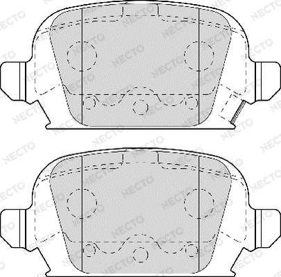 Brake Pad Set, disc brake (FD7013A)