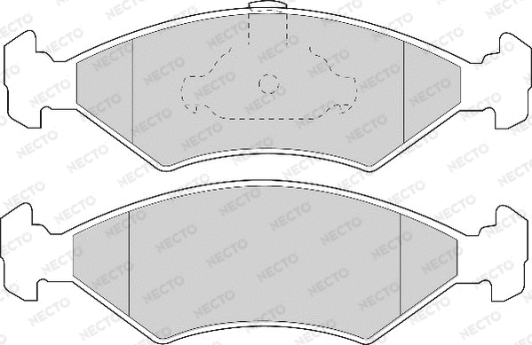 Brake Pad Set, disc brake (FD6711A)