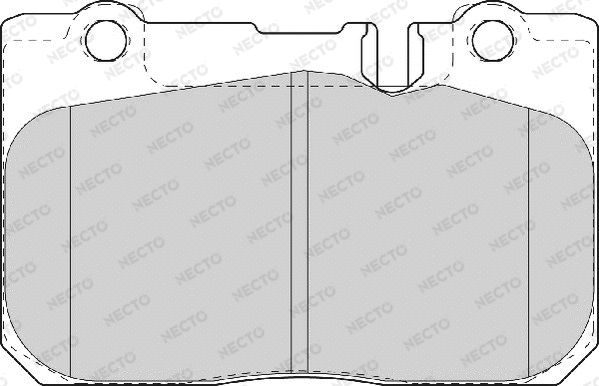 Brake Pad Set, disc brake (FD6981A)