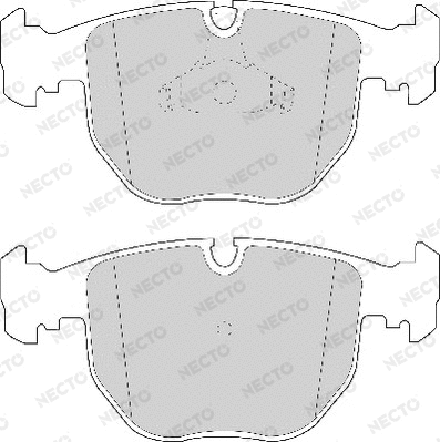 Brake Pad Set, disc brake (FD6809A)