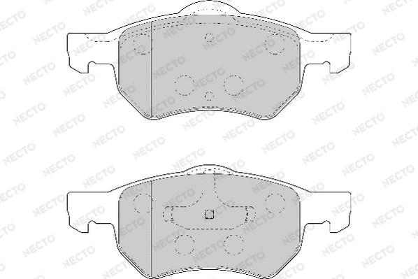 Brake Pad Set, disc brake (FD6923A)