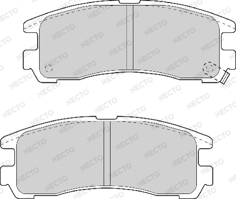 Brake Pad Set, disc brake (FD6701A)