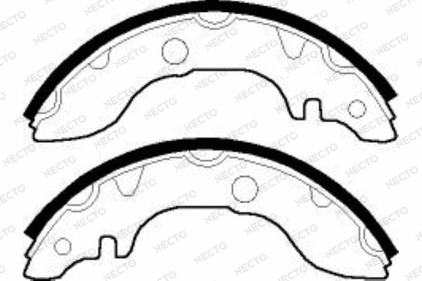 Brake Shoe Set (N1599)