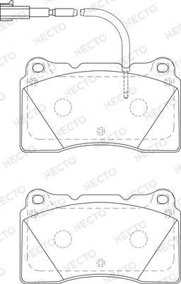 Brake Pad Set, disc brake (FD7480A)