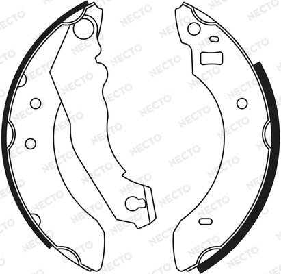 Brake Shoe Set (N1551)