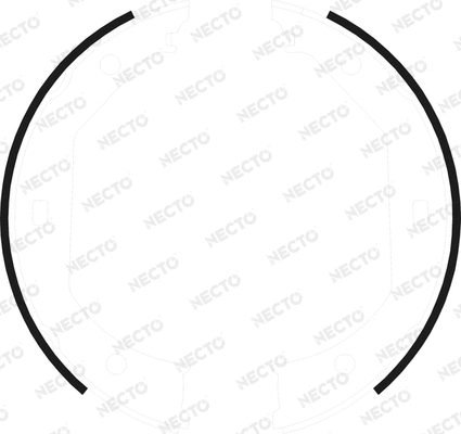 Brake Shoe Set, parking brake (N1653)