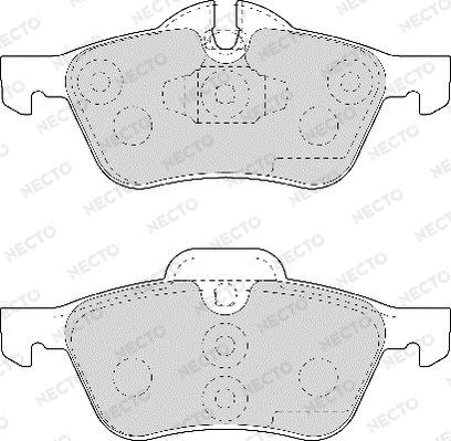 Brake Pad Set, disc brake (FD6959A)