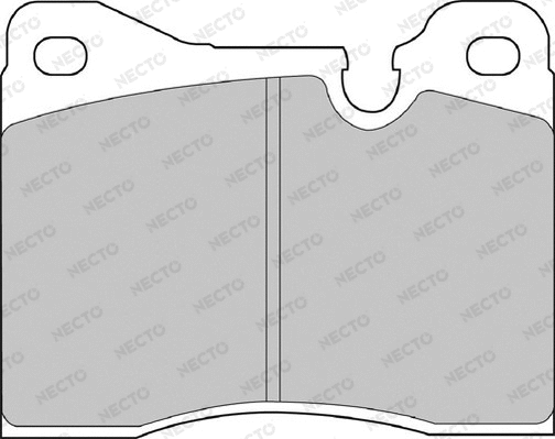 Brake Pad Set, disc brake (FD4034A)