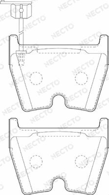 Brake Pad Set, disc brake (FD7382A)