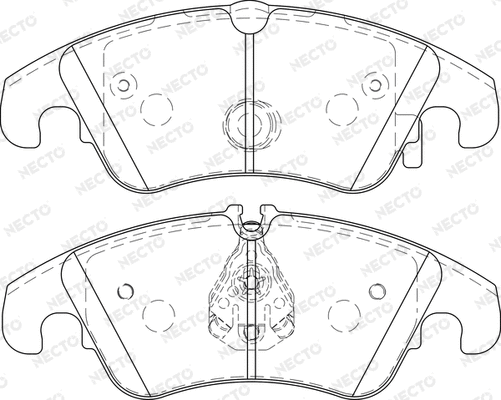 Brake Pad Set, disc brake (FD7458A)
