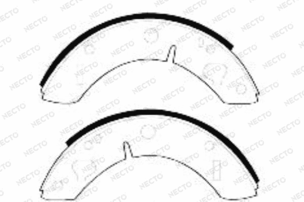 Brake Shoe Set (N1619)