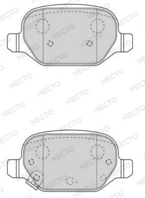Brake Pad Set, disc brake (FD7585A)