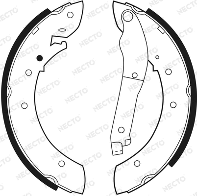 Brake Shoe Set (N1058)