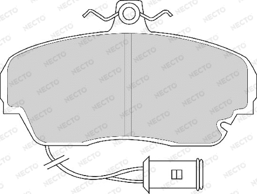 Brake Pad Set, disc brake (FD6218A)