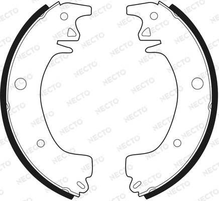 Brake Shoe Set (N1172)