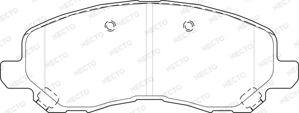 Brake Pad Set, disc brake (FD7533A)