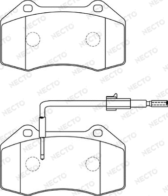 Brake Pad Set, disc brake (FD7333A)