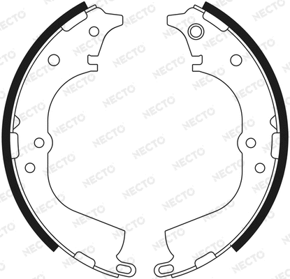 Brake Shoe Set (N1606)