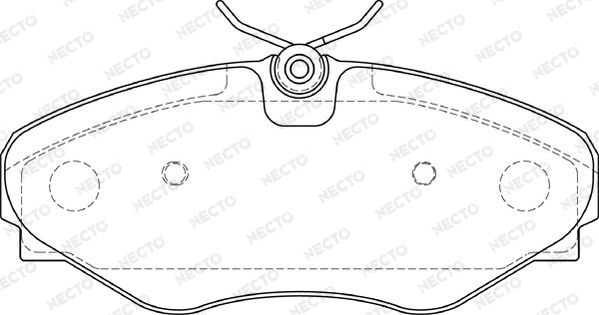 Brake Pad Set, disc brake (FD7386A)