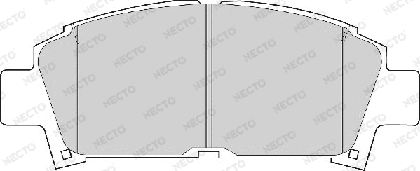 Brake Pad Set, disc brake (FD6742A)