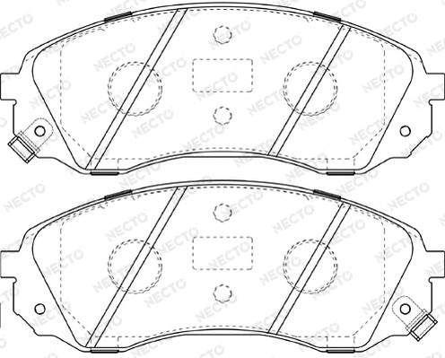 Brake Pad Set, disc brake (FD7375A)