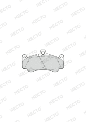 Brake Pad Set, disc brake (FD7496A)