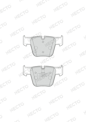 Brake Pad Set, disc brake (FD7551A)
