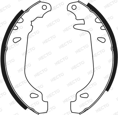 Brake Shoe Set (N1364)