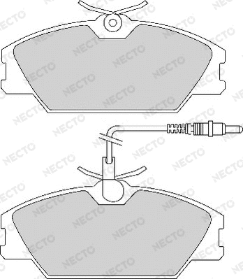 Brake Pad Set, disc brake (FD2112A)