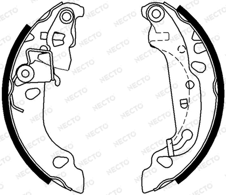 Brake Shoe Set (N1691)
