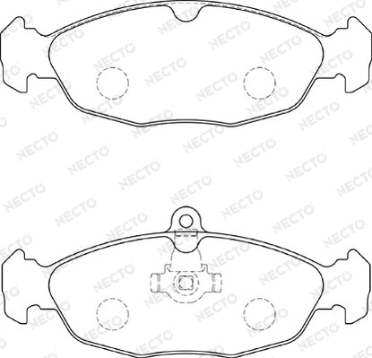 Brake Pad Set, disc brake (FD7253A)
