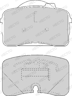 Brake Pad Set, disc brake (FD6808A)