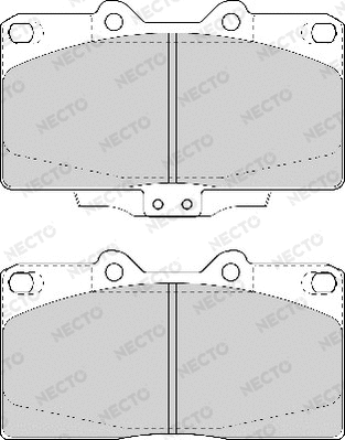 Brake Pad Set, disc brake (FD6976A)
