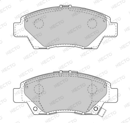 Brake Pad Set, disc brake (FD7543A)