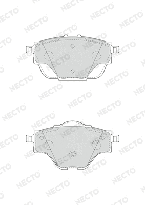 Brake Pad Set, disc brake (FD7647A)