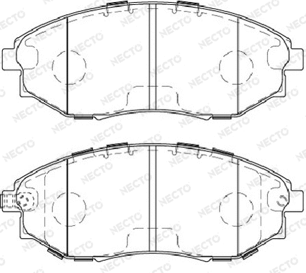 Brake Pad Set, disc brake (FD7478A)