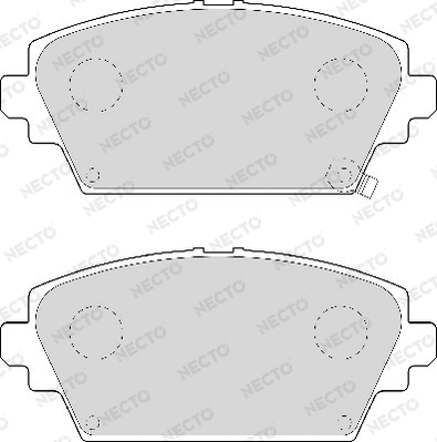 Brake Pad Set, disc brake (FD6937A)