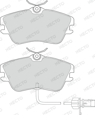 Brake Pad Set, disc brake (FD6949V)