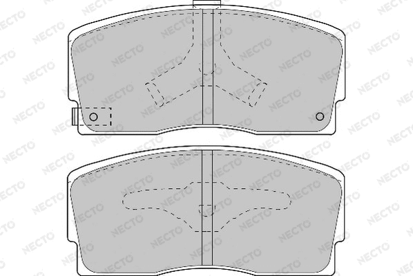 Brake Pad Set, disc brake (FD6667A)