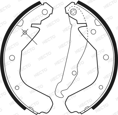 Brake Shoe Set (N1321)