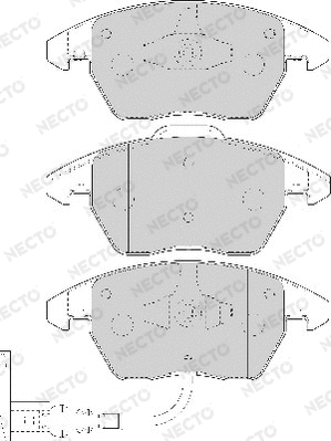Brake Pad Set, disc brake (FD7111A)