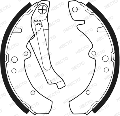 Brake Shoe Set (N1392)