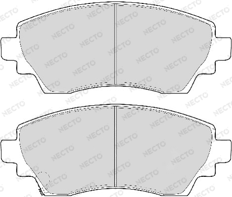 Brake Pad Set, disc brake (FD6898A)